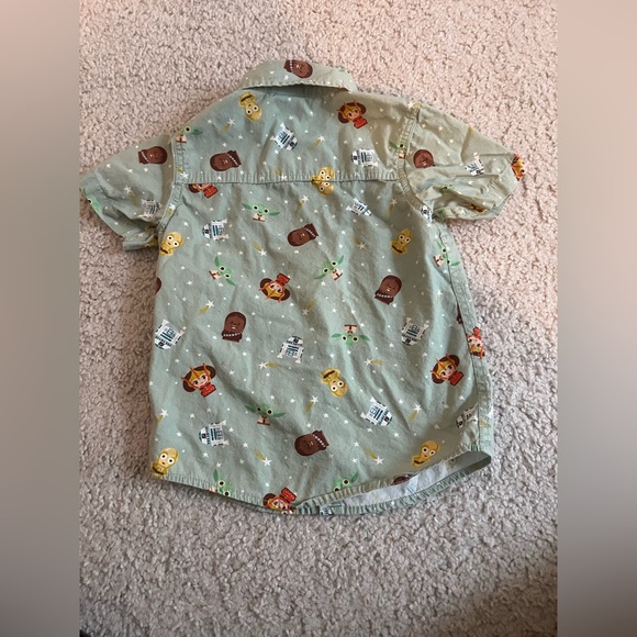 Star Wars Our Universe Toddler Button Up Shirt Baby Yoda 2T - Picture 4 of 4